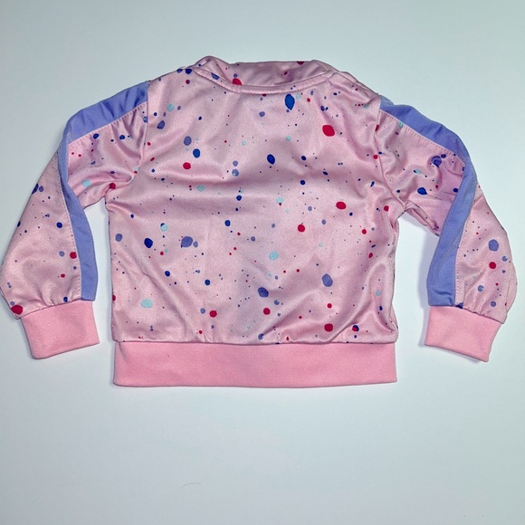 Baby girl Nike warm up set. Pink/purple pebble pattern size 12m - Picture 3 of 6